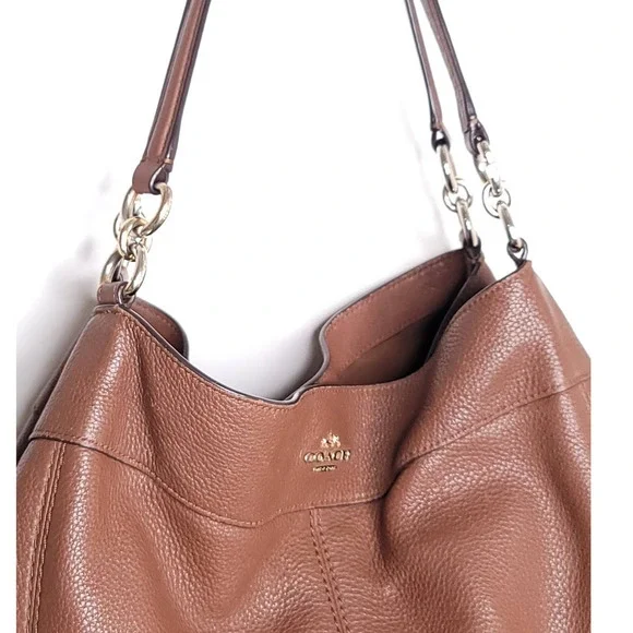 Coach Pebbled Leather Lexy Shoulder bag - Picture 4 of 11